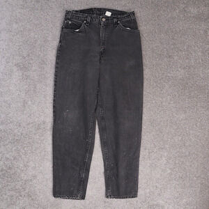 VTG Levi's 560 31x30 Loose Fit Tapered Leg Dark Wash Black Denim Jeans